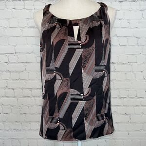 WHBM Sleeveless Halter Shell Blouse